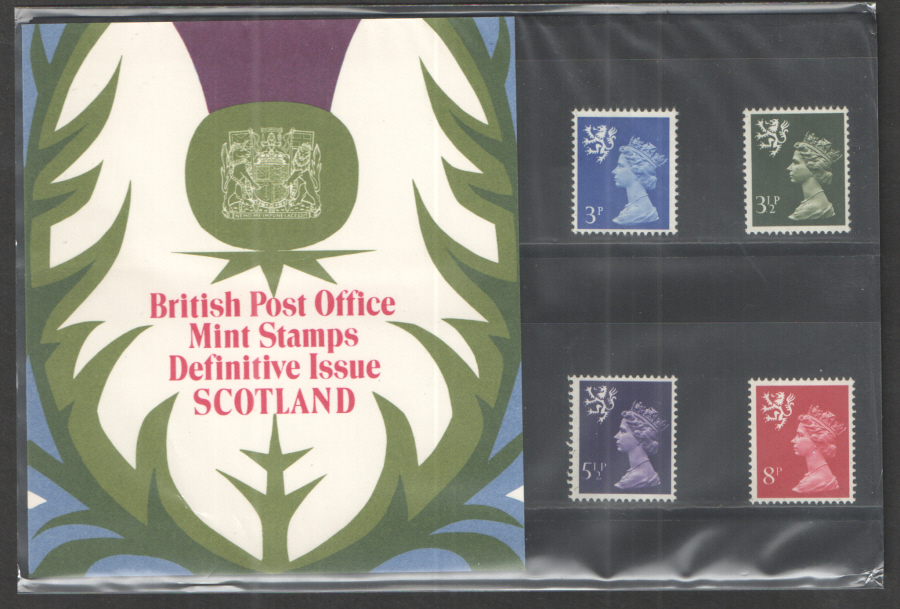 1974 Scotland Definitive Royal Mail Presentation Pack 62